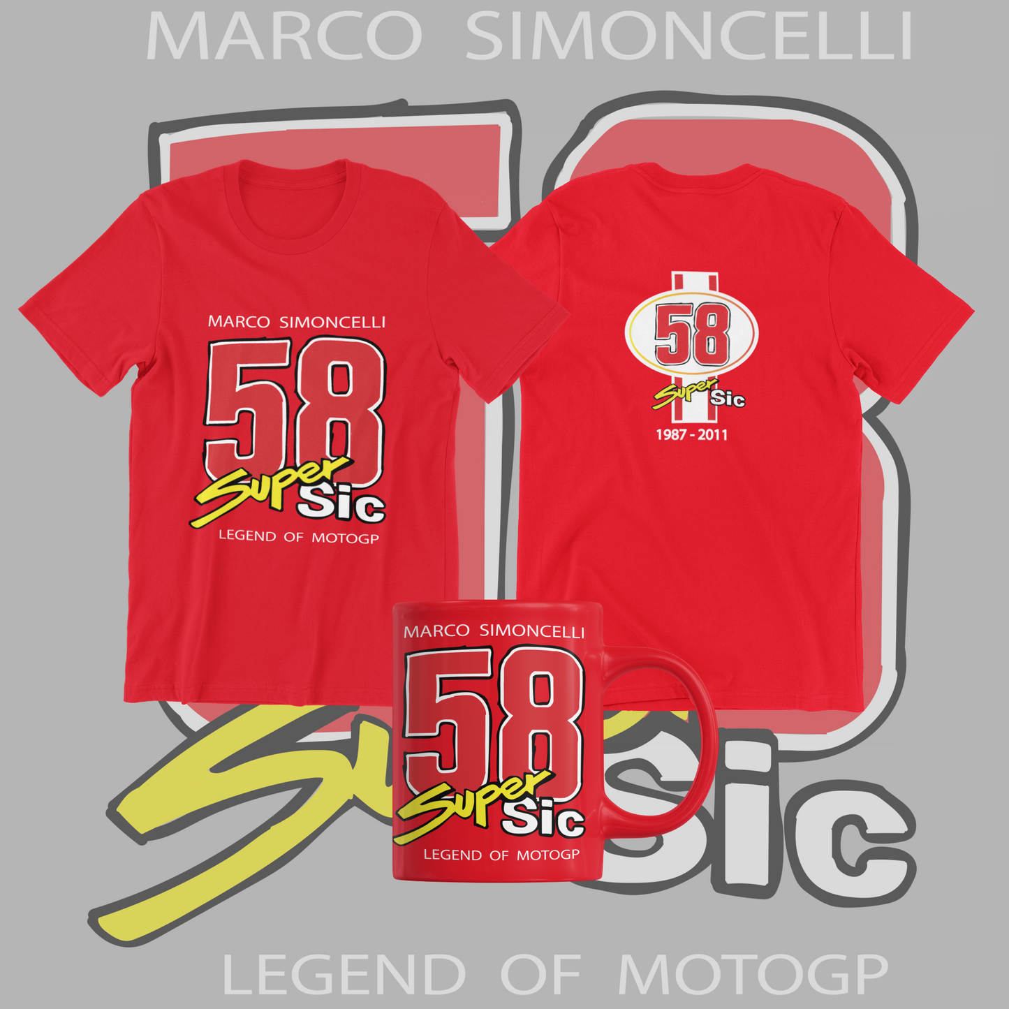 Sic 58 Legend Combo – Tribute to Marco Simoncelli