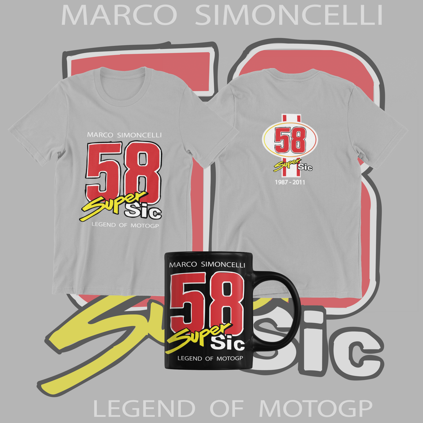 Sic 58 Legend Combo – Tribute to Marco Simoncelli